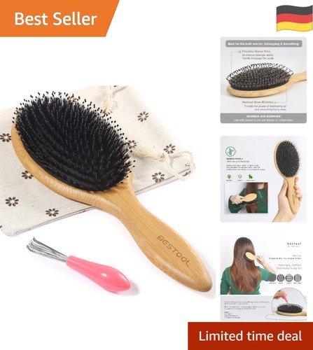 Ovaler massage haarbürste mit - ovaler, massage-haarbürste